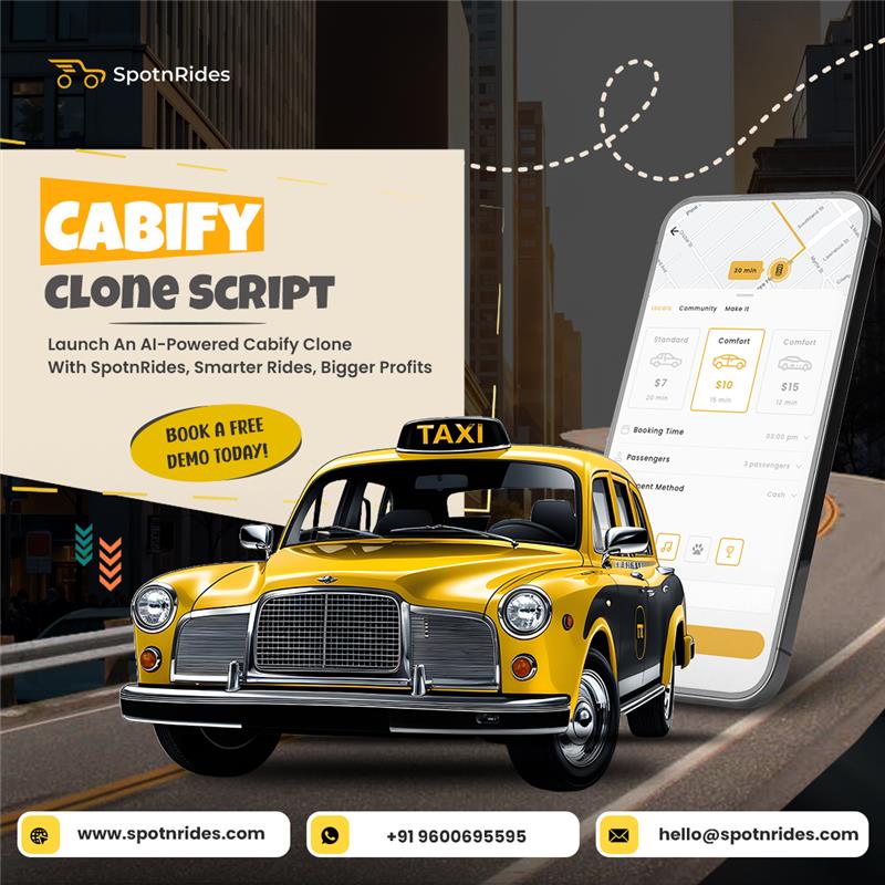 Cabify Clone Script – Build a Premium Ride-Hailing Service Effortlessly